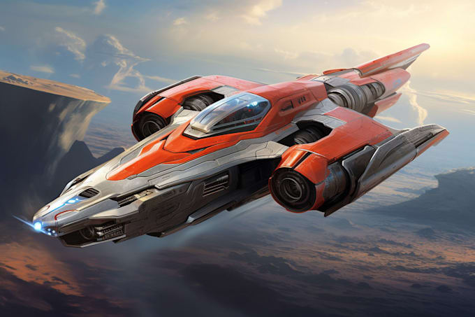 vehicle illustration and sci fi art