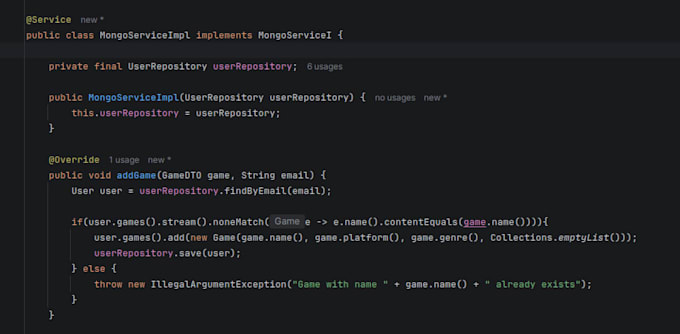 create you an springboot restful application