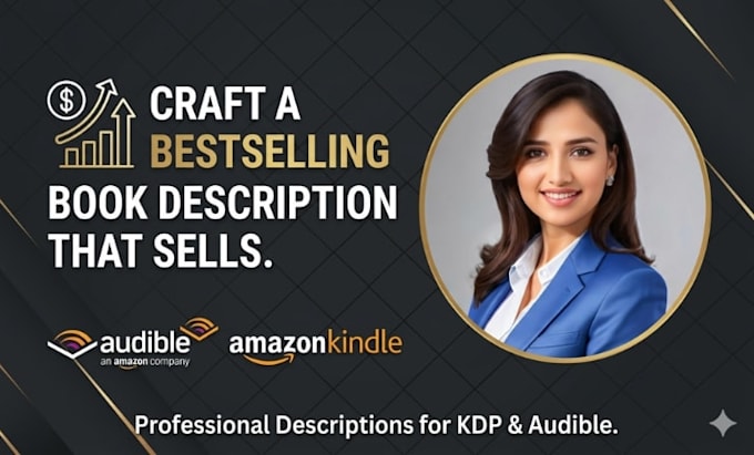 create demanding title subtitle and description for KDP book