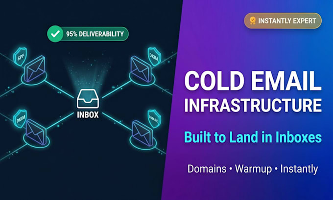set up your instantly cold email infrastructure for high deliverability