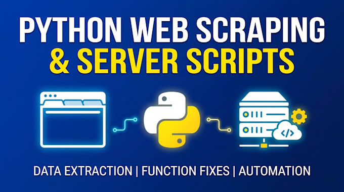 custom python script for automation and data transfer