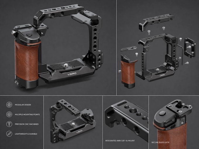 provide product 3d modeling for portable coffee device and industrial design