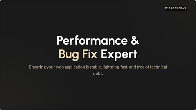 fix bugs and optimize your web app performance