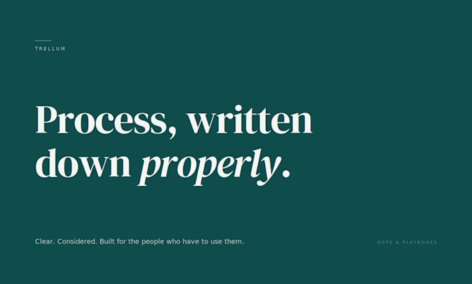 turn your messy process into a clear ready to use sop or playbook