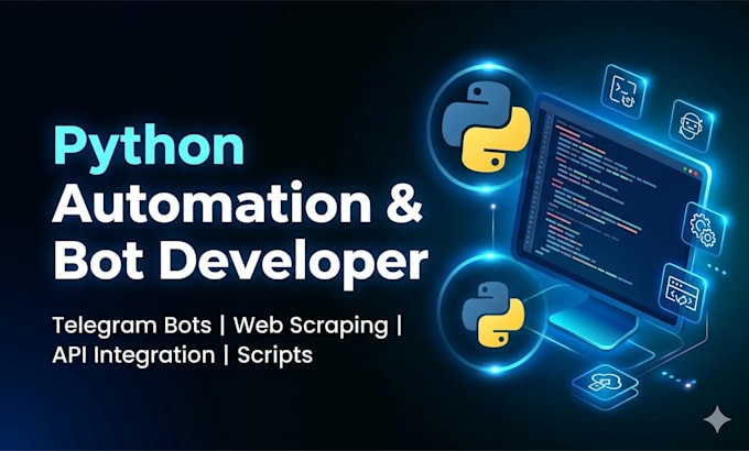 python automation bot and script developer