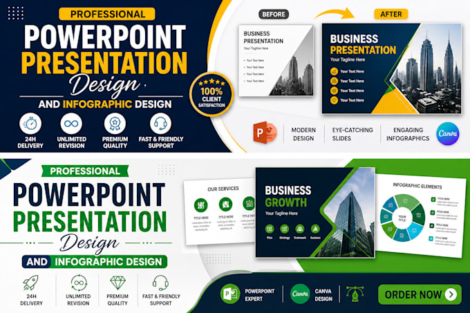 Do powerpoint presentation design by Rizzmiya | Fiverr