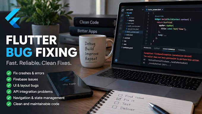 fix flutter bugs and errors