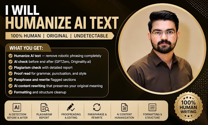 humanize ai content, rewrite ai generated text and remove ai detection