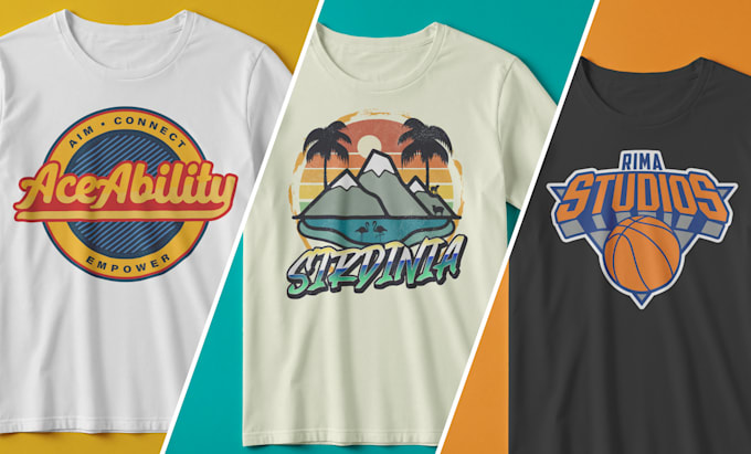 create a retro, classic clothing design