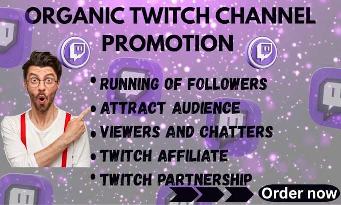 do organic twitch promotion