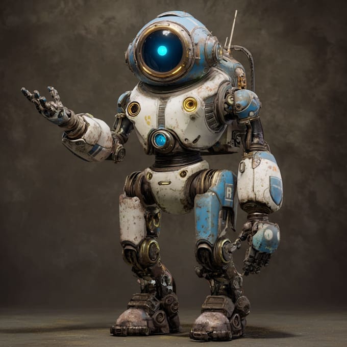 design  sci fi mech, robot and creature concept models