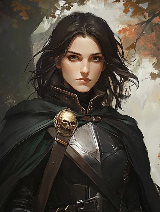 fantasy dnd character illustration
