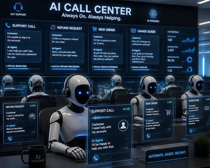 build an ai call agent to handle your customers
