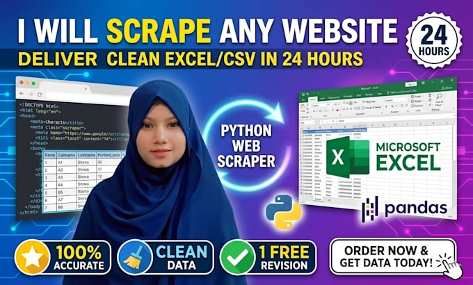 website scraping to excel sheets