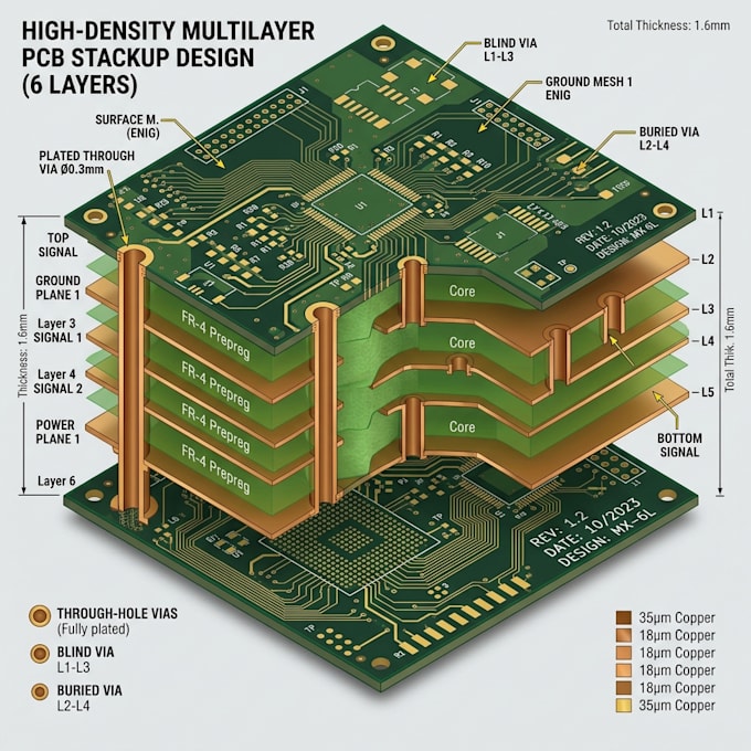 create high speed multilayer pcb design