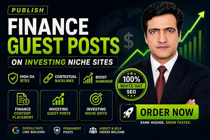 do investment guest post and finance guest post for crypto and finance websites