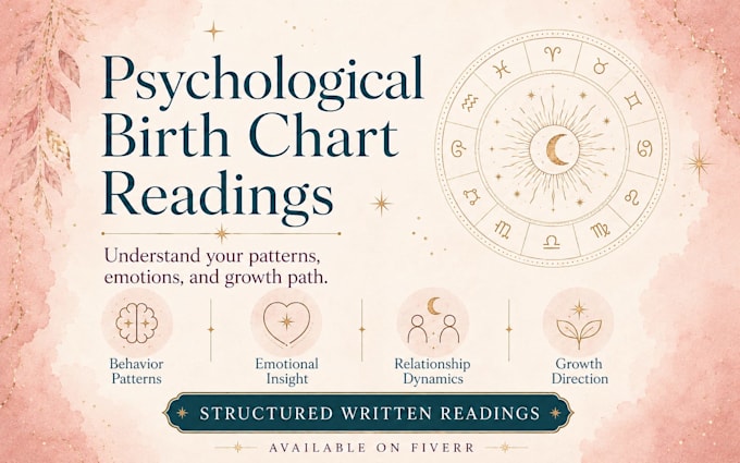 analyze your birth chart for behavior patterns and self understanding