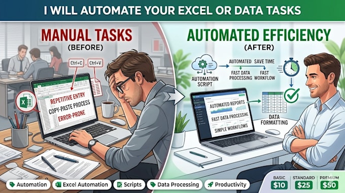 automate your excel or data tasks