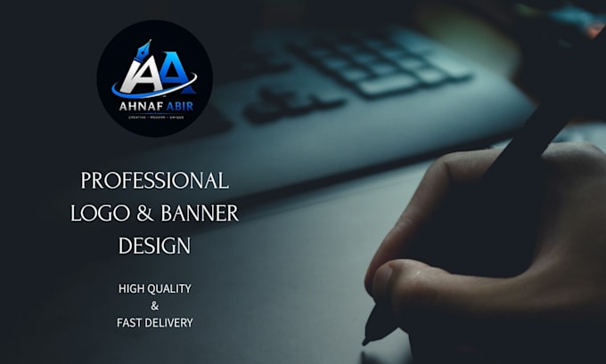 design modern and professional logo and banner