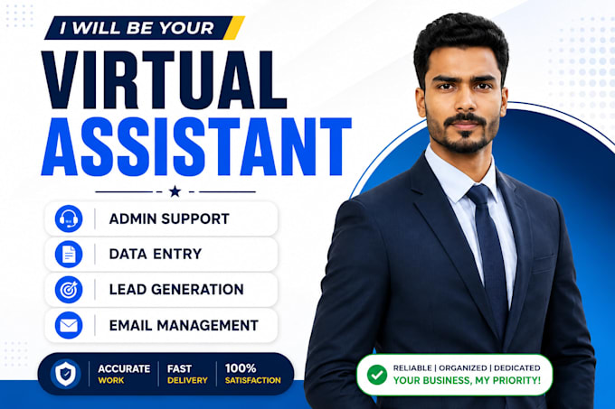 be virtual assistant for admin support