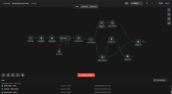 build an ai powered social media auto posting system