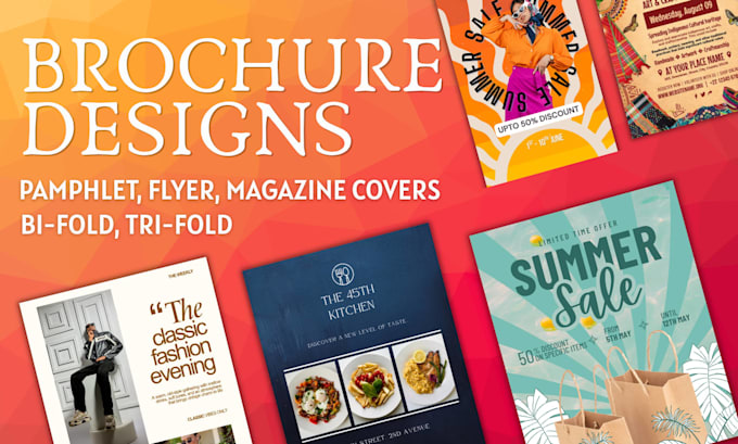 create eye catching flyer, brochure and pamphlet design