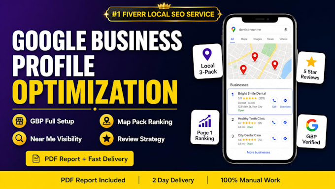 do gbp optimization for small businesses to rank on google maps