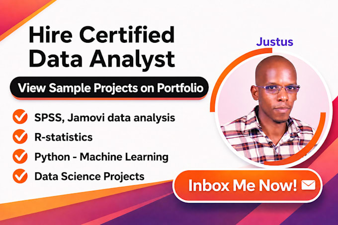 do statistical data analysis, spss, r, python, machine learning, data science