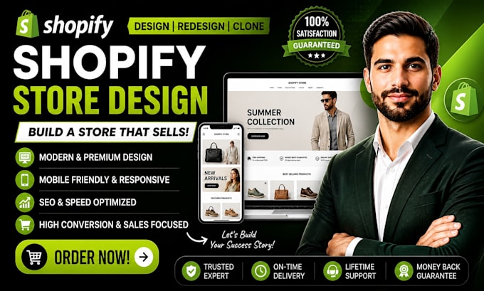 Design or redesign your shopify store for sales by Ecomabiodun225 | Fiverr