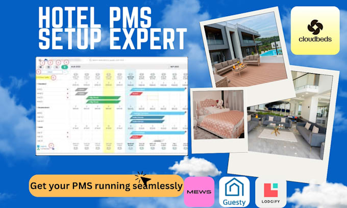 setup cloudbeds, optimize cloudbeds, mews pms  sync and integration with otas