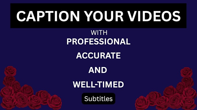 caption any english online video