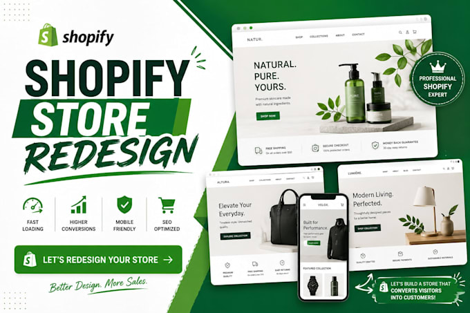 shopify store design shopify store redesign shopify website redesign shopify