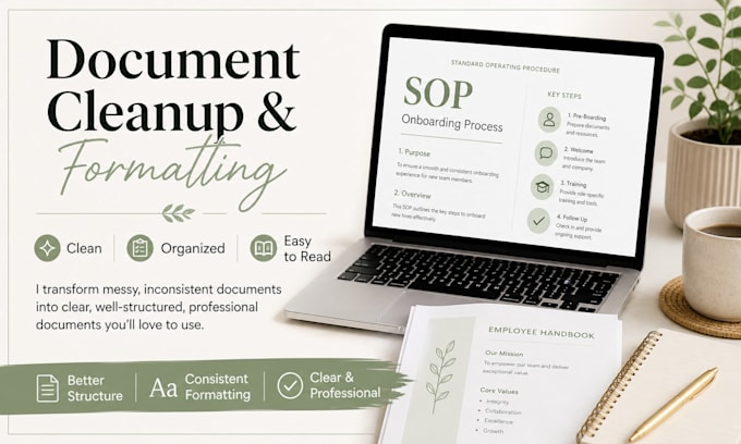 format and clean up your word or PDF document fast