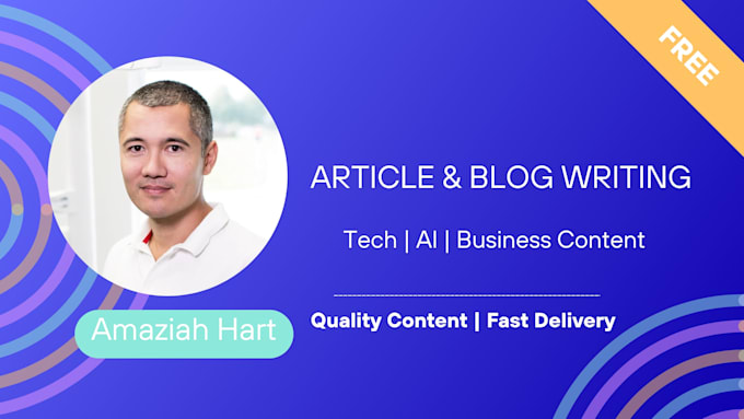 write a high quality blog post or article for you