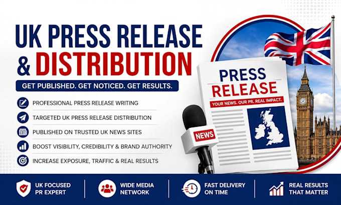 write press release public relation press release distribution UK press release