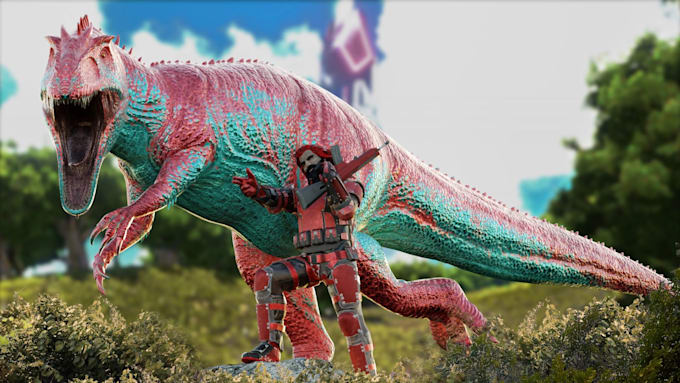 create custom 3d thumbnails for ark survival evolved