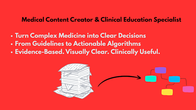 create clinical decision algorithms and medical summaries