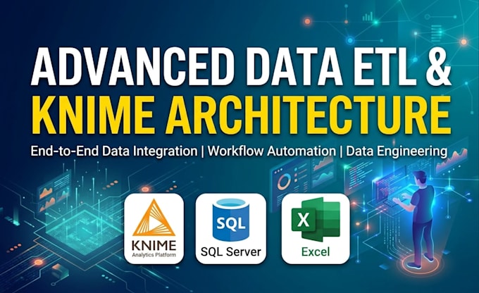 build complex knime workflows for data processing and etl