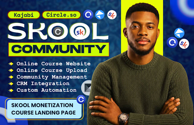 setup skool online community skool course creation skool community manager