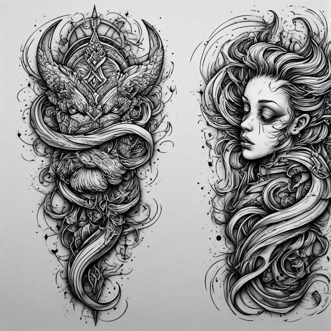 design professional creative tattoo design