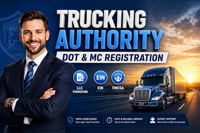 set up dot, mc, and truck registration