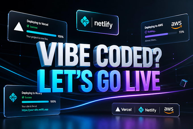 handle your vibe coded site deployment and server setup