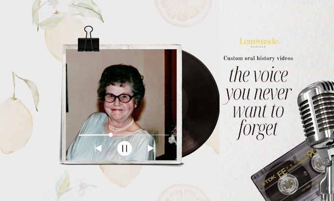 turn a personal interview into a family legacy video