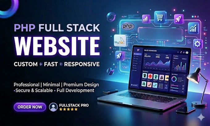 full stack PHP developer for web development