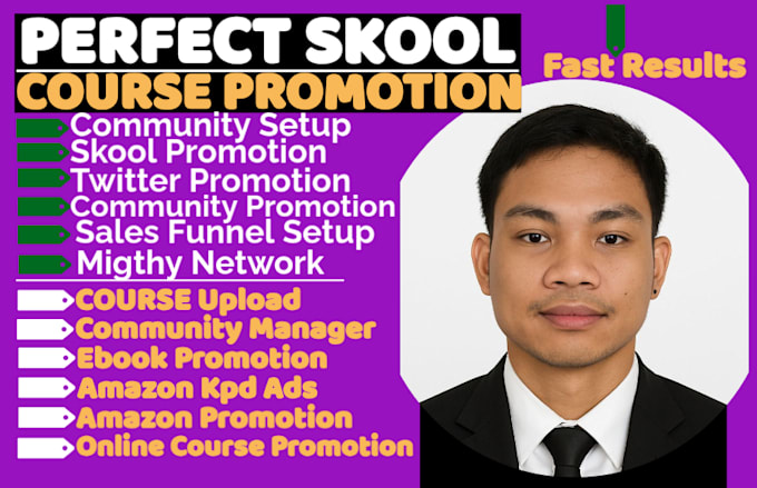 skool community setup, skool promotion, skool online course promotion