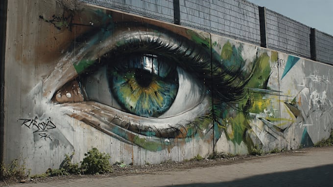 create custom graffiti art designs murals and wall arts