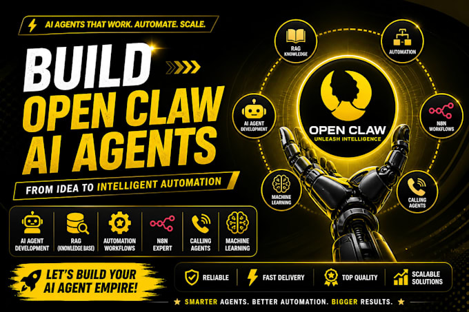 build open claw ai agent rag automation n8n calling agent machine learning