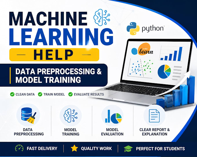 do data preprocessing and train machine learning models in python