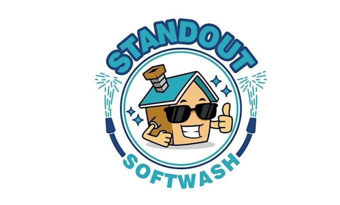 make clean fresh logo for outside the box pressure washing