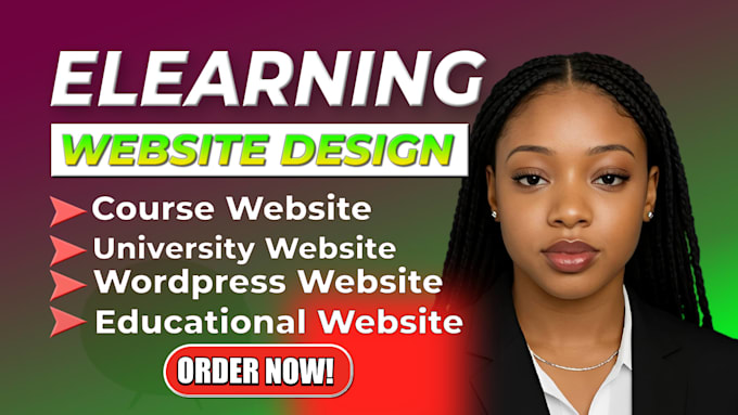 design develop elearning, school, college or university educational website